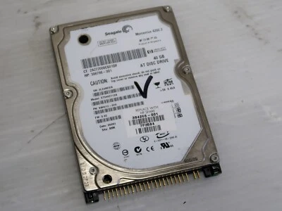 Seagate Momentus ST9402113A, 40GB, LAPTOP HDD IDE, ATA, NO BAD SECTORS - Image 1 of 3