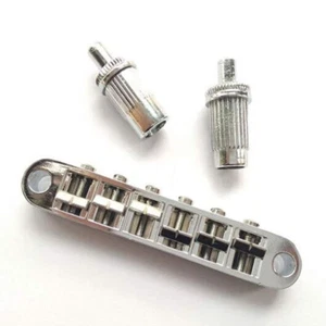 1 Set Silver Tune-O-Matic Bridge BM003 für LP SG ES335 TOM - Bild 1 von 4