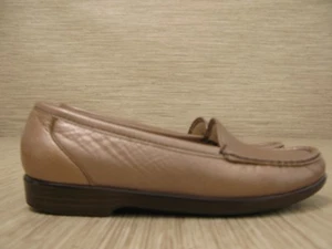 SAS Bronze Leather Shoes Women's Size US 6 M Slip-On Loafers Flats Made in USA - Picture 1 of 8