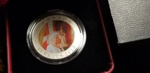 Canada 2013 Oversized Coloured Coin Portrait Of Queen No Box Coin Only. - Picture 1 of 1