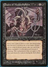 Chains of Mephistopheles Legends PLD Black Rare MAGIC CARD (ID# 247569) ABUGames