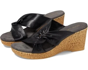 David Tate Loop Heels Leather Wedge Sandals 1754 Women's Shoes Size 12 M - Bild 1 von 5