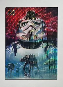 2024 Topps Chrome Star Wars Galaxy AT-AT Drivers Wave Refractor /99 - Picture 1 of 2