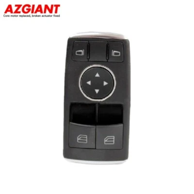 Interruptor de janela frontal esquerdo do lado do motorista para Mercedes Benz SLC-Class R172 C190 C197 - Imagem 1 de 4