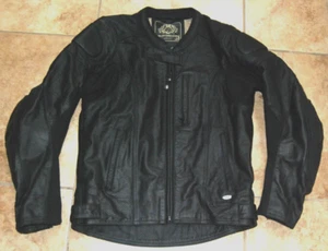 Roland Sands Designs RSD Leather Motorcycle Jacket Black Men's size Large - Picture 1 of 24