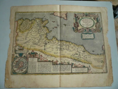非洲 Propriae/北非,Anno 1603,Ortelius A. Coppermap,原版 — 第 1/4 张图片
