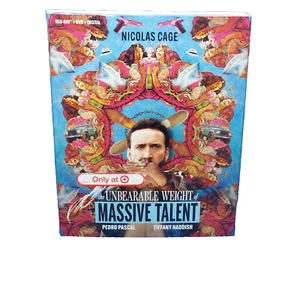 The Unbearable Weight of Massive Talent Blu-ray + DVD Sealed Nicolas Cage - Picture 1 of 2