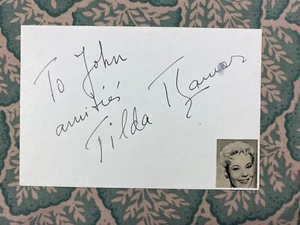 Tilda Thamar - The Master Plan - A Night at the Moulin Rouge - Autographed - Picture 1 of 2