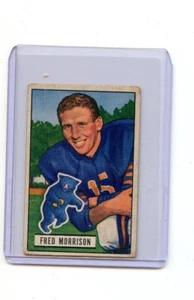 1951 Bowman FB Fred Morrison Chicago Bears #49 βοΈπ₯π― GVG - Foto 1 di 2