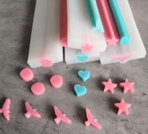 Flower DIY Embed Making Supplies Long Silicone Tube Column Mould Soap Mould - Picture 1 of 3