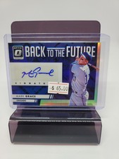 2016 Panini Donruss Optic #BTFMG Mark Grace Auto Back to the Future 39/50