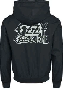 Ozzy Osbourne Black Sabbath Black Windbreaker Jacket Coat Hoodie XL - Picture 1 of 7
