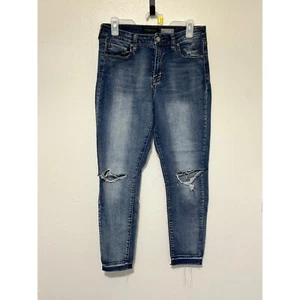 Aeropostale High Waisted Jeggings Distressed Knee Womans 10 - Picture 1 of 4