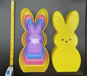4 Easter NESTING Peeps Bunnies - Picture 1 of 2