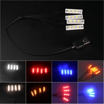LocoLee USB LED Streifen für Lego DIY Licht Beleuchtung Set High Bright (4 in 1)