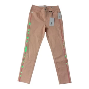 Skinnygirl Damen Sarah Skinny Ankle Jeans Pfirsich Seidig Seitenstreifen Gr. 29/8 - Bild 1 von 18