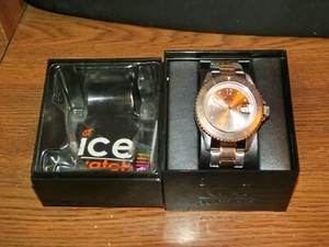 Ice Watch Quartz Silver Pink Dial Two-tone  Watch 016 769 - Picture 1 of 4