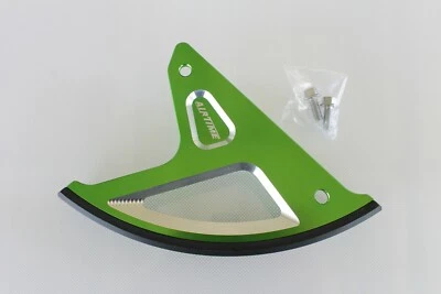NEW KAWASAKI CNC BILLET REAR BRAKE DISC GUARD KX250F KX450F (2005-2018) GN - Image 1 of 4
