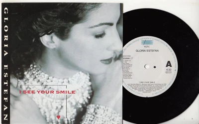 GLORIA ESTEFAN - I SEE YOUR SMILE - MINT HOLLAND IMPORT 45 WPS - NEW - Image 1 of 2