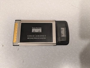 Cisco Aironet 802.11 a/b/g Wireless Adapter AIR-CB21AG-A-K9 Cardbus TESTED - Picture 1 of 4