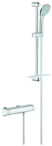 Grohe Grohtherm 2000 Thermostat Brausebatterie mit Massage- Brausegarnitur, - Bild 1 von 4