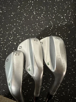 TaylorMade MG4 52* / 56* / 60* Wedge Set Dynamic Gold Tour Issue S400 RH 7369 - Image 1 of 4