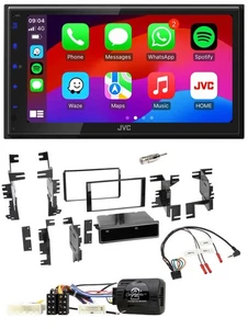 JVC Bluetooth 2DIN Lenkrad DAB USB Autoradio für Nissan Cube ab 2009 Frontier ab - Bild 1 von 11