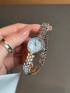 Silver Bracelet Watch For Women, Luxury Small Quartz Women Watch - Picture 1 of 7