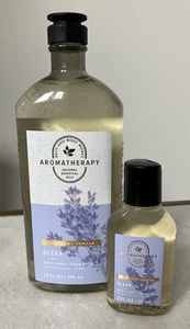 Bath And Body Works Sleep Lavender Vanilla Body Wash Foam Bath 10oz AND 2oz - Picture 1 of 2