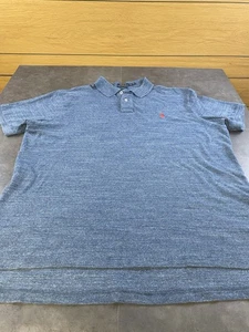 Ralph Lauren Polo Herren Custom Kurzarm Kragen Blau Hemd Größe 2XL - Bild 1 von 7
