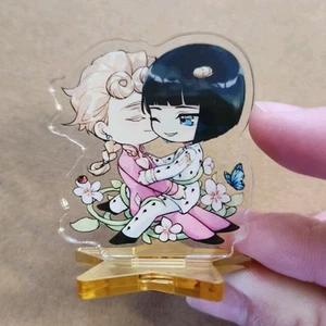 Giorno Giovanna x Bruno Bucciarati Mini Acrylic Stand BL JoJo's JJBA Standee - Picture 1 of 4