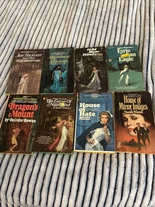 Vintage Gothic Novels Various Authors And Titles Set Of 8 - Picture 1 of 13
