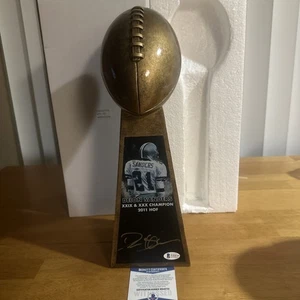 🤑HOF DION SANDERS SIGNED🤑🤑TROPHY NEW MINT MINT🤑CONDITION💥W/BOX💥 - Picture 1 of 9