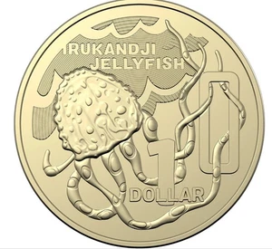 Australia Post 2022 $1 Gran Caza de Monedas Australianas 3 - Letra I - Medusas Irukandji - Imagen 1 de 3