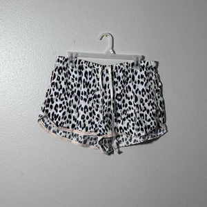 LOFT women Sleepwear Cheetah Print Shorts Size M - Picture 1 of 6
