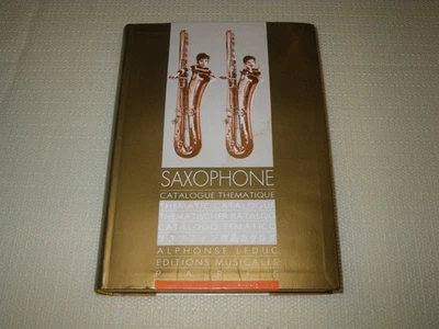 SAXOPHONE CATALOGUE THEMATIQUE - ALPHONE LEDUC - VINTAGE MUSIC BOOK - Image 1 of 4
