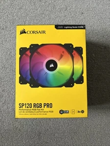 Corsair SP 120 RGB Fans 3 pack - Includes Node Lighting Controller - Afbeelding 1 van 2