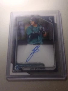 2024 Bowman Chrome Luis Suisbel 1st Bowman Auto Mariners - Picture 1 of 2