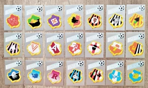 RARE set of stickers BADGE MILAN INTER JUVENTUS from Calcioflash 95 21x stickers - Picture 1 of 5