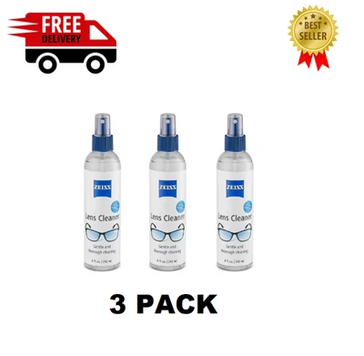 (PAQUETE DE 3) Limpiador de Lentes, Limpiador de Gafas Spray y Solución de Limpieza, 8 fl oz. Foto 1 de 4