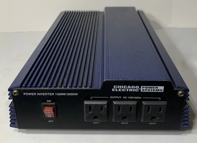 Chicago Electric Power Inverter 1500W/3000W Model 93280 C.E. Power Systems - Image 1 of 4