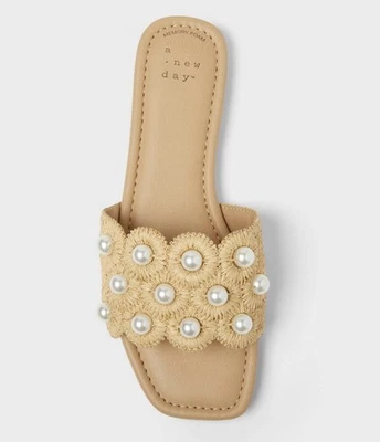 Sandalias para mujer A New Day talla: 11 Delaney adorno espuma viscoelástica con etiquetas $35 Foto 1 de 4