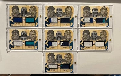 7 Salo/Cloutier 2013-14 ITG Enforcers Between the Pipes Battles Jersey Cards - Image 1 of 2