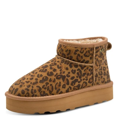 Marco Tozzi Boots Winter Boots Shoes Brown Leopard Leather 26481 - Image 1 of 4