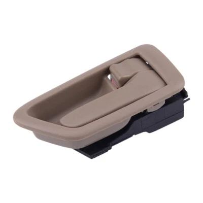 Cubierta de moldura de panel de manija de puerta interior beige derecha apta para Toyota Camry 1997-2001 hm Foto 1 de 4