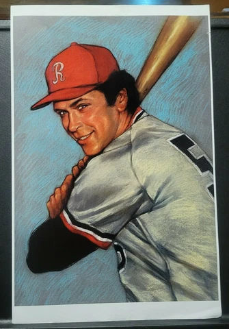 Pete Rose Charcoal sketch print Haiyan POSTER - REDS PRIDE! Cover