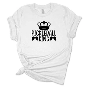 Pickleball King T-Shirt, Pickleball Papa Shirt, lustiges Pickleball Shirt, Sport Ga - Bild 1 von 11