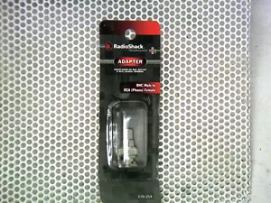 RadioShack BNC Male to RCA (Phono) Female Cable Adapter (278-254) 2780254 0254 - Picture 1 of 2