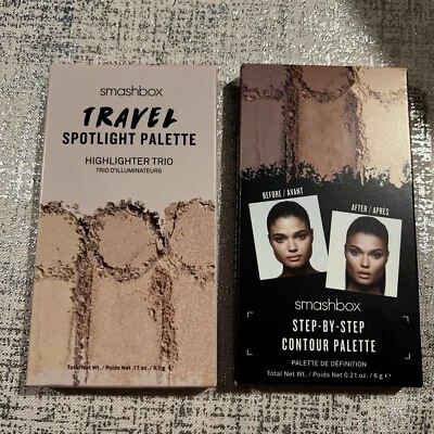 Smashbox Step by Step Contour & Highlight Palette Sets 0.21oz (LOT OF 2) NIB - Image 1 of 3