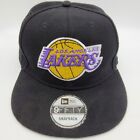 Los Angeles Lakers New Era 9Fifty Cap Hat Purple/Black SnapBack NBA Pre-owned